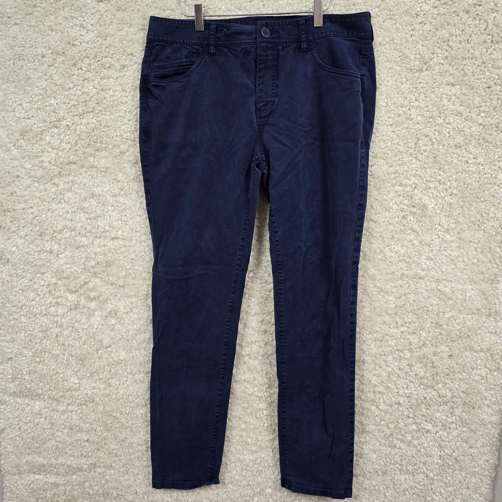 Rhone Pants Mens 35 (fits 34x31) Blue Lyocell Blend Stretch Casual Minimalist